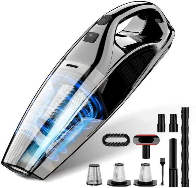 Main image of Handheld Vacuum Cordless Rechargeable Portable Car Vacuum, 7500Pa Powerful Suction Mini Hand Held Vacuum, 670ML Cup Lightweight Small Vacuum Cleaner for Car/Office/Home, Pet Hair