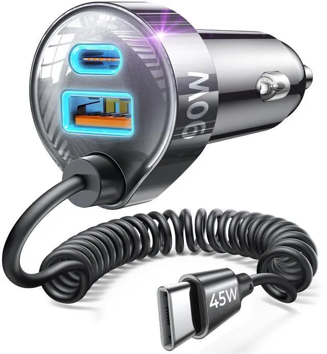 Main image of 90W for iPhone 17e 16 15 Pro Max Car Charger USB C Fast Charge,Super Fast for iPhone 15 16 17 Pro Car Charger USB C Adapter for iPhone 17 16 15 Air ProMax Plus,Samsung Galaxy S26 Ultra, Android