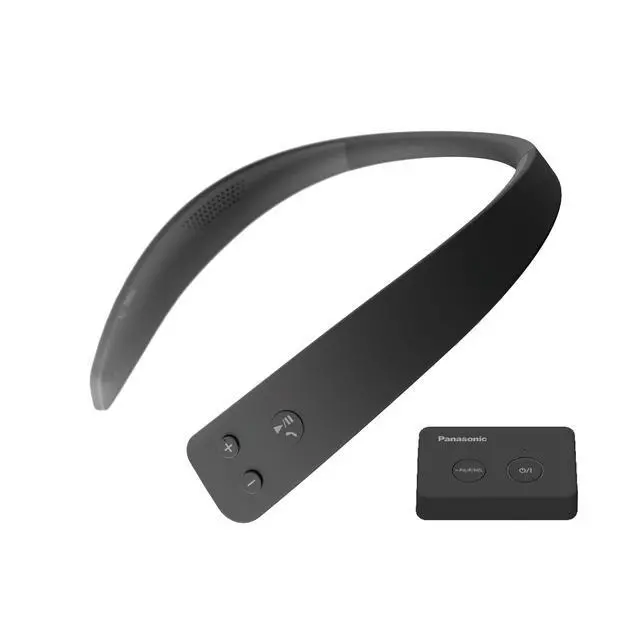 Main image of WN10 Wireless Wearable TV Neck Speaker with Easy Set Up, Bluetooth, Connect to Two Devices, Built-in Microphone for Hands-Free Calling, Splashproof with IPX4 - SC-WN10PP-K