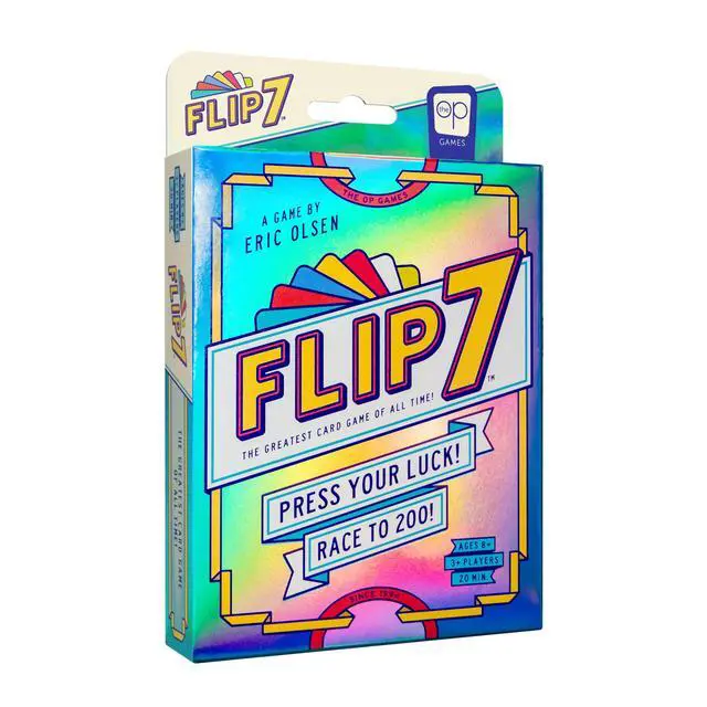 Main image of Flip 7, The Ultimate Blend of Press Your Luck & Strategy, Fast-Paced Addictive Card Game,Quick to Learn & Easy to Teach,Perfect for Game Nights, 3+ Players, Ages 8 & Up, 20 Minutes Play Time
