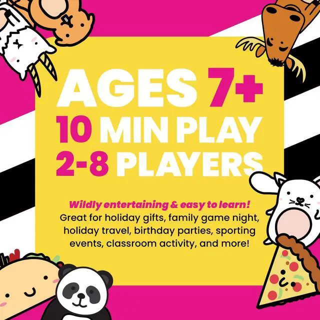 Alt view image 3 of 7 - Wildly Entertaining Card Game for Family and Group Game Night | Easy to Learn and Play with 10-15 Minute Rounds | Fun for Kids, Teens, Adults, and Families | 2-8 Players