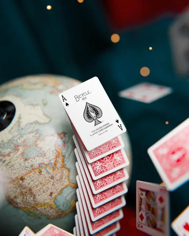 Alt view image 4 of 6 - Rider Back Playing Cards, Standard Poker Size Deck of Cards, Red & Blue (2 Pack), Classic Cards for Poker, Blackjack, Family Game Night & Card Games, Fun for All Ages