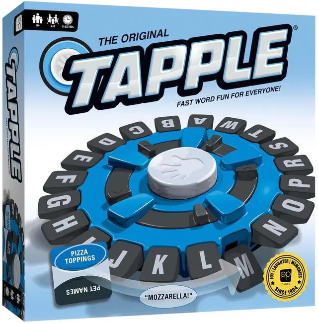 Main image of The Original TAPPLE, The Fast-Paced Family Board Game,Choose a Category & Race Against The Timer to be The Last Player,Learning Word Game for Ages 8 & Up, 2-8 Players, 15-20 Minute Play Time