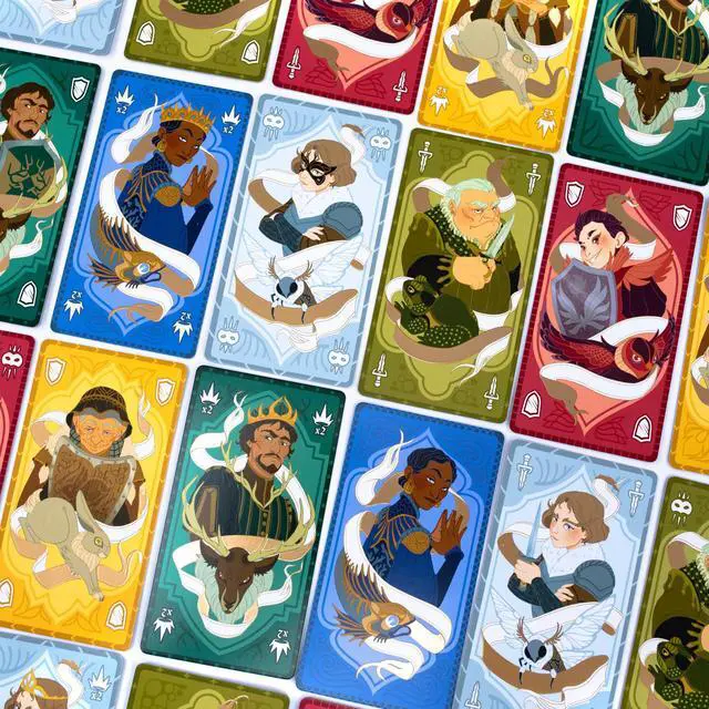 Alt view image 6 of 6 - Courtisans Card Game - Navigate Intrigue and Influence at The Queen's Banquet! Strategy Game, Fun Family Game for Kids & Adults, Ages 8+, 2-5 Players, 20-30 Min Playtime