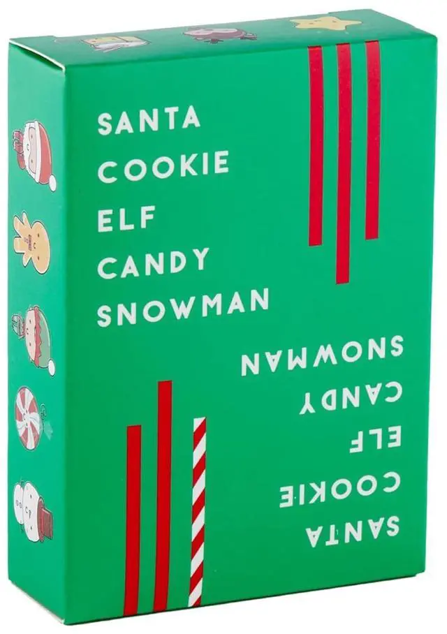 Main image of Santa Cookie Elf Candy Snowman Christmas Edition Holiday Card Game by Taco Cat Goat Cheese Pizza | Great for Stockings and White Elephant Gift | Fun for Kids, Teens, Adults, and Families | 2-8 Players