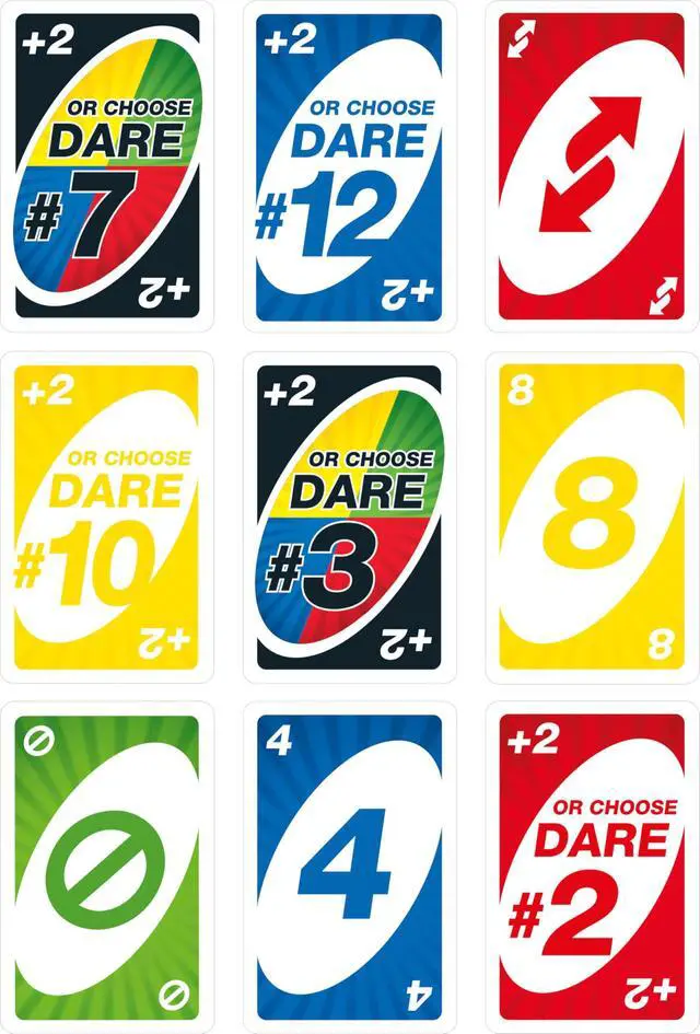Alt view image 6 of 6 - UNO Dare Card Game for Families & Parties Featuring Challenging & Silly Dares from 3 Different Categories