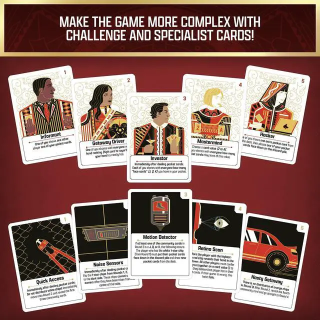 Alt view image 6 of 7 - The Gang - Cooperative Poker Card Game