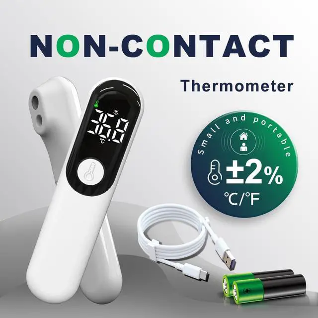 Alt view image 3 of 7 - Rechargeable Non-Contact Forehead Thermometer for Adults and Kids, Medical Digital Touchless with Fast Reading