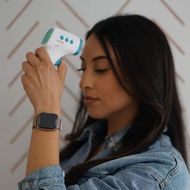 Alt view image 6 of 7 - Non-Contact Forehead Digital Thermometer with Object Temperature Mode - Touchless Fever Thermometer