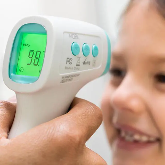 Alt view image 7 of 7 - Non-Contact Forehead Digital Thermometer with Object Temperature Mode - Touchless Fever Thermometer