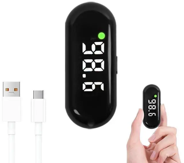 Main image of Rechargeable Medical Forehead Thermometer for Adults and Children Black Non-Contact Digital Thermometer with Fast 1-Second Touchless Reading Black