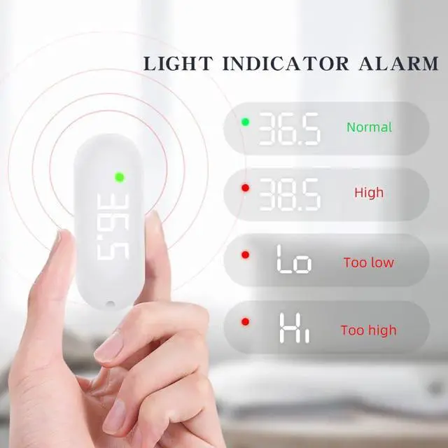 Alt view image 4 of 7 - Rechargeable Medical Forehead Thermometer for Adults and Children Black Non-Contact Digital Thermometer with Fast 1-Second Touchless Reading Black