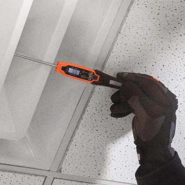 Alt view image 4 of 7 - ET05 Digital Pocket Thermometer, HVAC Instant Read Thermometer with Backlit Display, Wide Measurement Range, Fahrenheit and Celsius