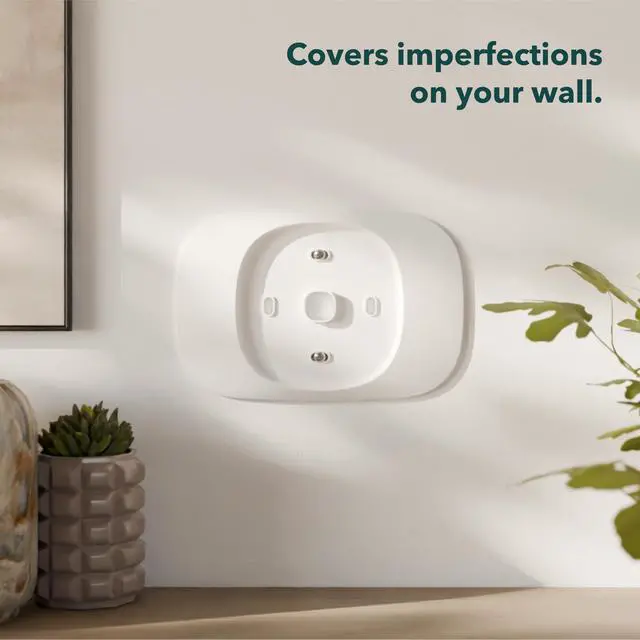Alt view image 3 of 6 - Trim Plate for Smart Thermostat Essential Only - Programmable WiFi Thermostat Accessory