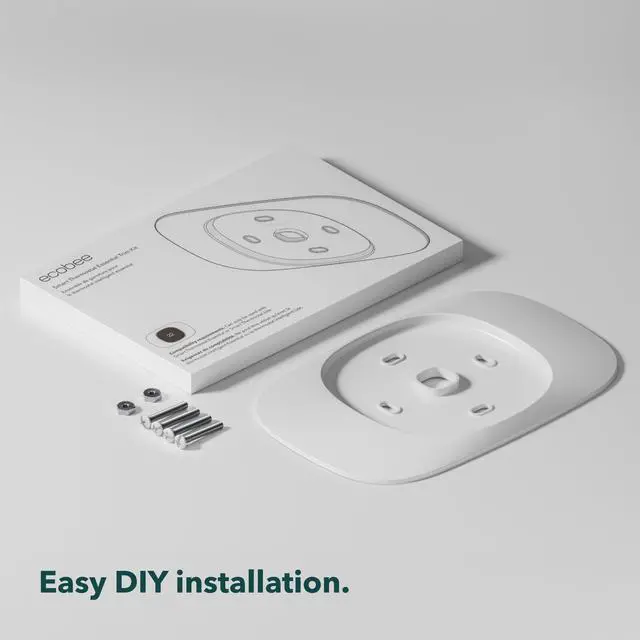 Alt view image 4 of 6 - Trim Plate for Smart Thermostat Essential Only - Programmable WiFi Thermostat Accessory