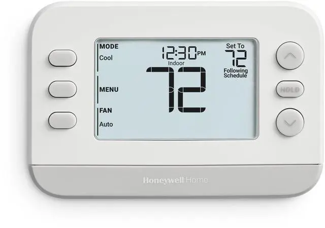 Main image of New! Programmable Thermostat, Single-Stage, 1 Heat/1 Cool Compatibility, Flexible Schedule, X2P, White, RTH21B