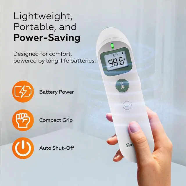 Alt view image 3 of 7 - FC-IR206 | FDA 510(k) Cleared Medical Grade Infrared Thermometer | 2-in-1 Non-Contact Forehead & Object Thermometer for Baby, Infant, Toddler, Kids & Adults