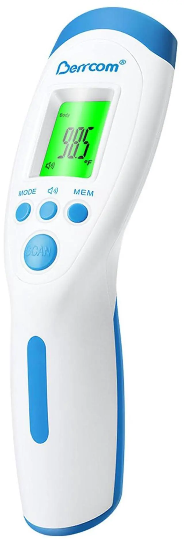 Main image of Non-Contact Infrared Forehead Thermometer for Adults and Kids, 3-in-1 Digital Fever Thermometers with LCD Display and Fever Alert, Contactless Temperature Reader