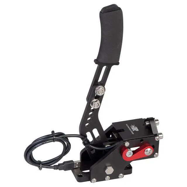 Alt view image 7 of 7 - PC Racing Game USB Handbrake for 16Bit SIM for Racing Games, Compatible with G27 G29 G920 G923 T500 T300 Simulate Linear HandbrakeWith Fixing Clip and Plate