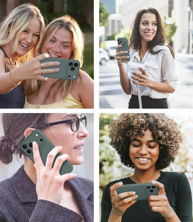 Alt view image 2 of 7 - for iPhone 17 Pro Case - Compatible with MagSafe, Camera Control Button & Shockproof Protection (Pine Green)