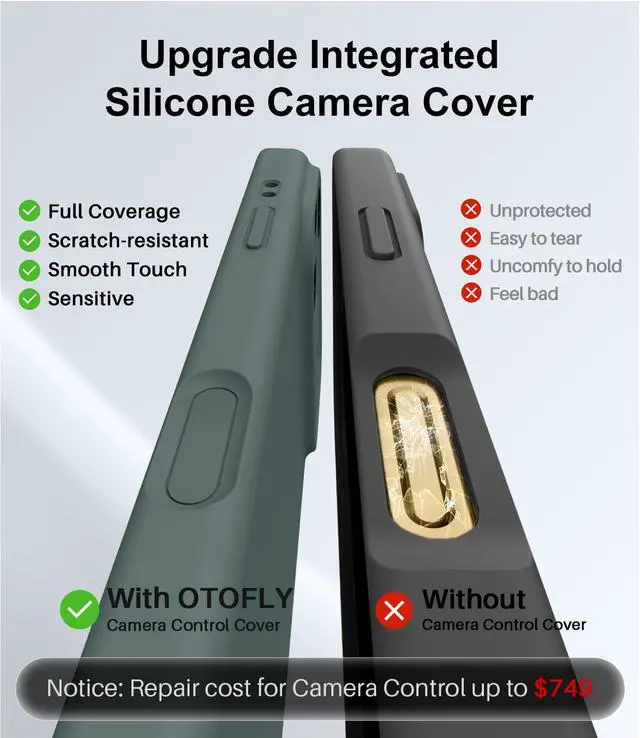 Alt view image 6 of 7 - for iPhone 17 Pro Case - Compatible with MagSafe, Camera Control Button & Shockproof Protection (Pine Green)