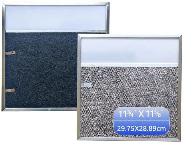 Main image of BP57 Stove Hood Vent Filter for 43000 Series Br-oan Range Hood Filters with Light Lens 11 3/8" x 11 3/4" The Kitchen Exhaust Carbon Fan filter It's fit for Nut-one Grease Filter Replacement(1-Pack)