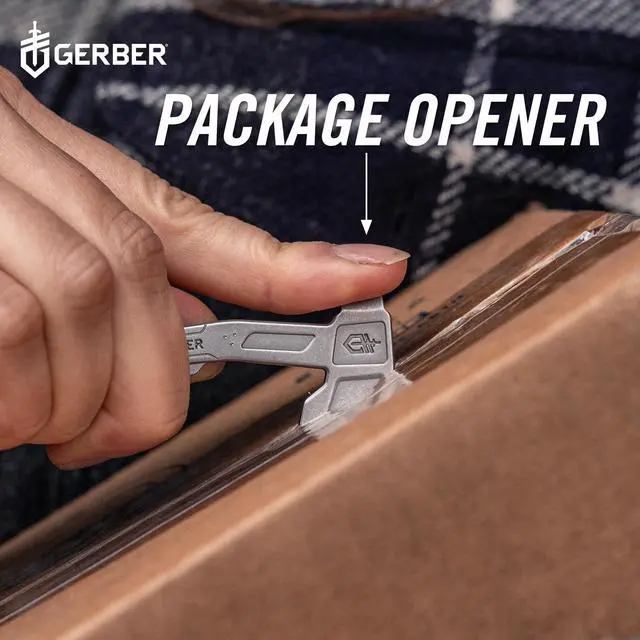 Alt view image 5 of 7 - Gear Hatchet Keychain 3-in-1 Multitool, Clips to Pocket or Keychain with Bottle Opener, Flathead Driver, Package Opener, EDC Gear for Everyday Carry