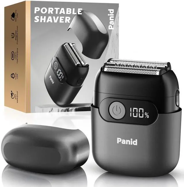 Main image of Electric Foil Shavers for Men, Upgraded Mini Electric Razor with 3 Floating Blades, LED Display, USB-C Fast Rechargeable, Portable Electric Shavers for Beard/Face