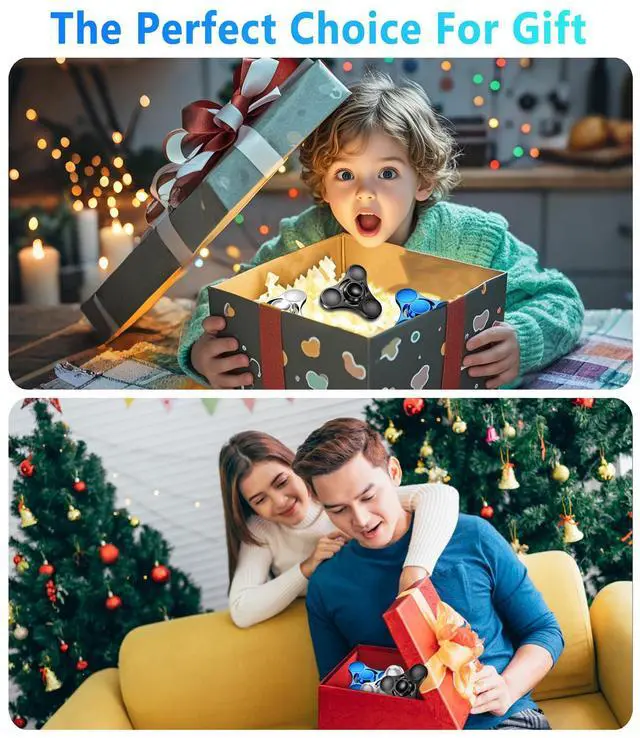 Alt view image 6 of 6 - Fidget Spinners Toy,Ultra Durable Stainless Steel Bearing High Speed 3-5 Min Precision Brass Metal Finger Spinner,EDC ADHD Stress Relief Anxiety Relieves Reducer for Kids and Adults