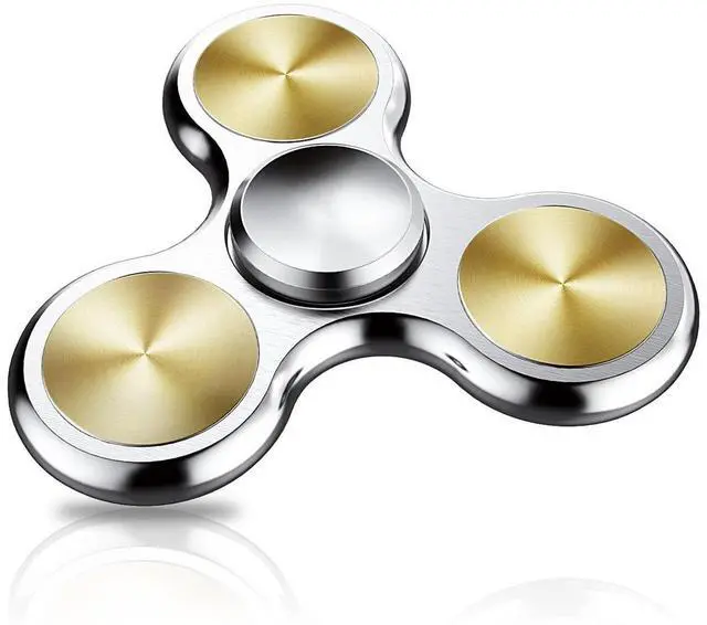 Main image of Fidget Spinner Toy Ultra Durable Stainless Steel Bearing High Speed Precision Metal Material Hand Spinner Focus Anxiety Stress Relief Boredom Killing Time Toys Silver