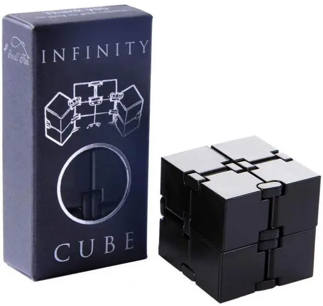 Main image of Infinity Cube Sensory Fidget Toy, EDC Fidgeting Game for Kids and Adults, Cool Mini Gadget Best for Stress and Stress Relief and Kill Time, Easter Stocking Stuffers Unique Idea for Fingers and Hands