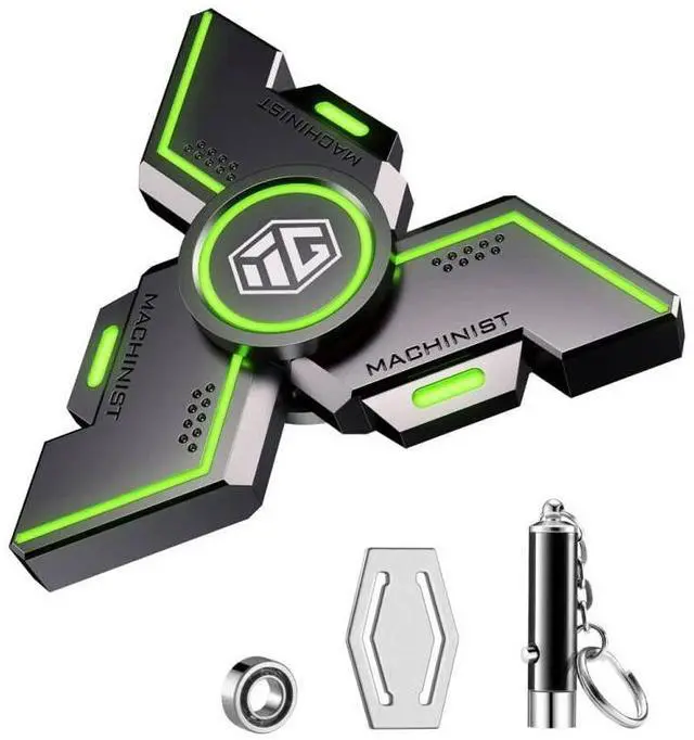 Main image of Fidget Spinners, Fidget Spinners for Adult, Fidget Toys, Fidgets for Teens,Metal Fidget Spinner with Luminous Light Stress Relief, Spinner Absorb Light Then Release in Dark