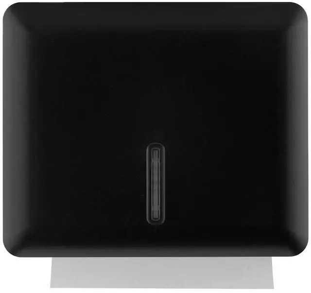 Main image of Multifold Paper Towel Dispenser Wall Mount (Black), Folded Hand Towel Dispenser for Bathroom/Restroom (Holds up to 300 Towels), Commercial Paper Towel Holder, Trifold Paper Towels Dispenser by EnBath