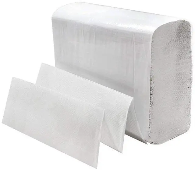 Main image of White MultiFold Paper Towels- Pack of 2-250ct. Total 500 Towels