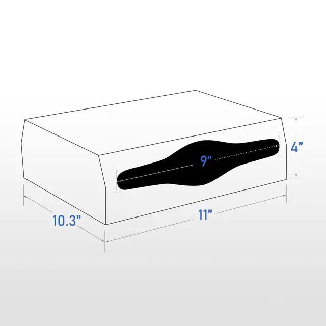 Alt view image 4 of 6 - Paper Towel Dispenser Wall Mount Commercial, C Fold Multifold Hand Paper Towel Dispenser, Stainless Steel Tissue Holder