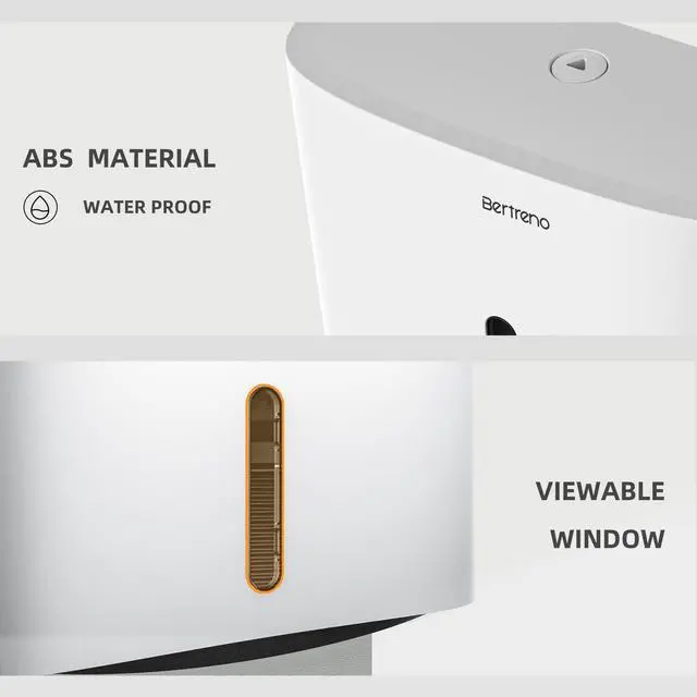 Alt view image 2 of 7 - Commercial Paper Towel Dispenser Wall Mount Paper Towel Holder Large Capacity C Fold Hand Towel Dispenser Bathroom Tissue Dispenser (White)