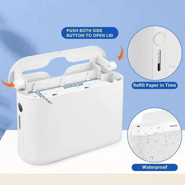 Alt view image 3 of 7 - Countertop Paper Towel Holder, Commercial Paper Towel Dispenser, Multifold Trifold Z-Fold Paper Towel Holder, Napkin Holder Dispenser, Hand Towel Dispenser for Home Kitchen Restaurant