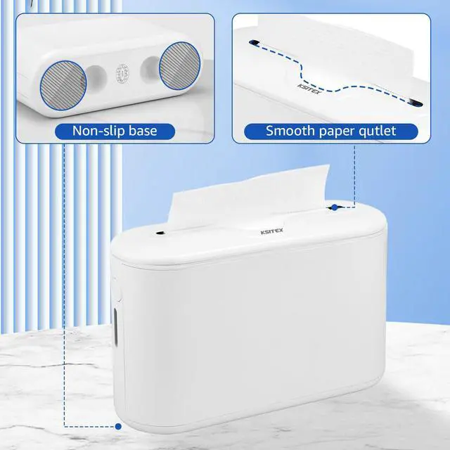 Alt view image 4 of 7 - Countertop Paper Towel Holder, Commercial Paper Towel Dispenser, Multifold Trifold Z-Fold Paper Towel Holder, Napkin Holder Dispenser, Hand Towel Dispenser for Home Kitchen Restaurant