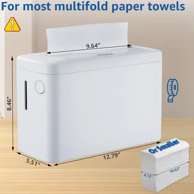 Alt view image 2 of 7 - Paper Towel Dispenser Countertop, Multifold Trifold Paper Towel Holder, Hand Towel Dispenser, Commercial Paper Towel Dispenser ,Paper Towel Holder for Home Kitchen Restaurant