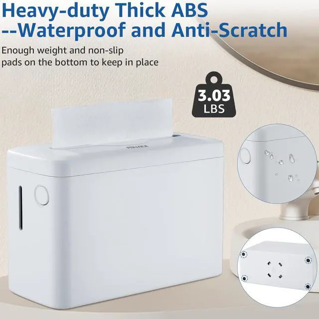 Alt view image 6 of 7 - Paper Towel Dispenser Countertop, Multifold Trifold Paper Towel Holder, Hand Towel Dispenser, Commercial Paper Towel Dispenser ,Paper Towel Holder for Home Kitchen Restaurant