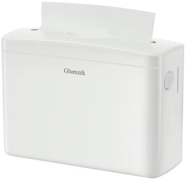 Main image of Countertop Multifold Paper Towel Dispenser, Compact Pop Up Hand Towel Holder for Trifold/Z-Fold Paper Towels, Home Bathroom Kitchen Commercial Use, Single Sheet Dispensing, White