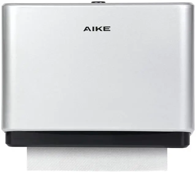 Main image of Wall Mount Paper Towel Dispenser, Fit Multifold Paper Towel Folded Size 10"x3.1" or Smaller, 200 Sheets Capacity Silver Finish