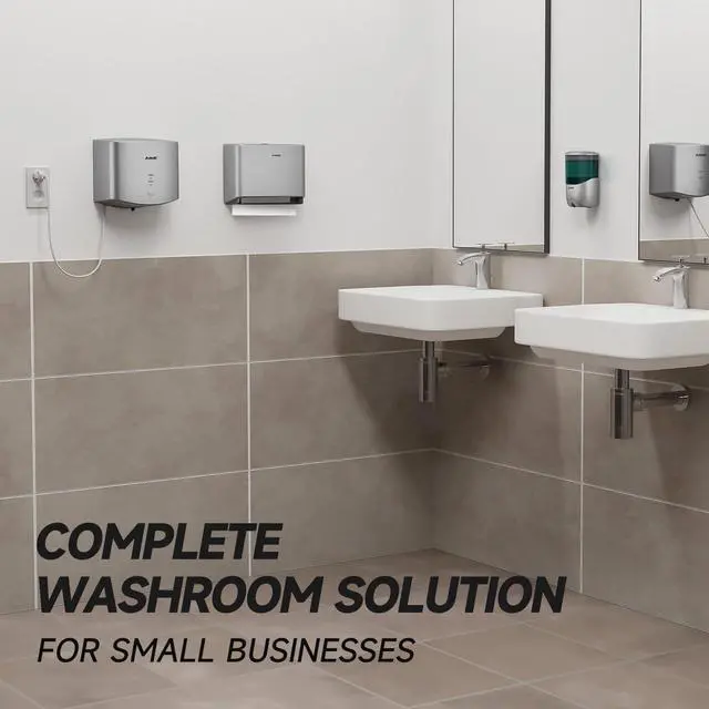 Alt view image 7 of 7 - Wall Mount Paper Towel Dispenser, Fit Multifold Paper Towel Folded Size 10"x3.1" or Smaller, 200 Sheets Capacity Silver Finish