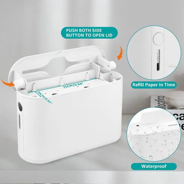 Alt view image 5 of 7 - Paper Towel Holder Countertop, Commercial Paper Towel Dispenser, Multifold Trifold Z-Fold Paper Towel Dispenser, Hand Towel Dispenser, Napkin Holder Dispenser for Home Kitchen Restaurant