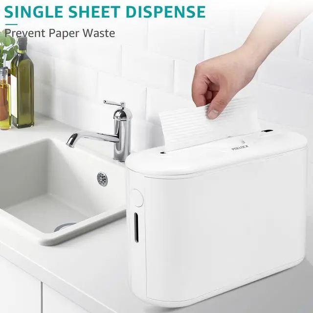 Alt view image 6 of 7 - Paper Towel Holder Countertop, Commercial Paper Towel Dispenser, Multifold Trifold Z-Fold Paper Towel Dispenser, Hand Towel Dispenser, Napkin Holder Dispenser for Home Kitchen Restaurant