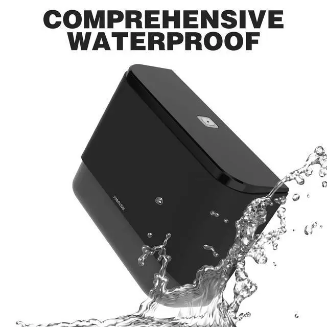 Alt view image 2 of 7 - Commercial Paper Towel Dispenser Wall Mounted, Adhesive Multifold Trifold c Fold Paper Towel Dispenser for Bathroom 10.8" L x 3.5" W x 8" H