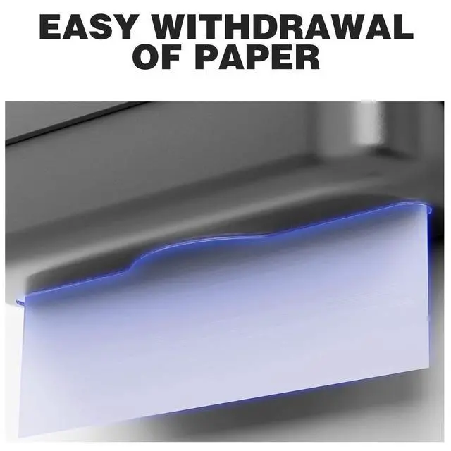 Alt view image 7 of 7 - Commercial Paper Towel Dispenser Wall Mounted, Adhesive Multifold Trifold c Fold Paper Towel Dispenser for Bathroom 10.8" L x 3.5" W x 8" H