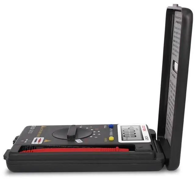 Alt view image 5 of 7 - Digital Multimeter, Auto Ranging Pocket Digital Multimeter Digital Multi Tester - AC DC Voltage DC Current Resistance Diodes Capacitance Transistor Measuring Instrument (VC921)