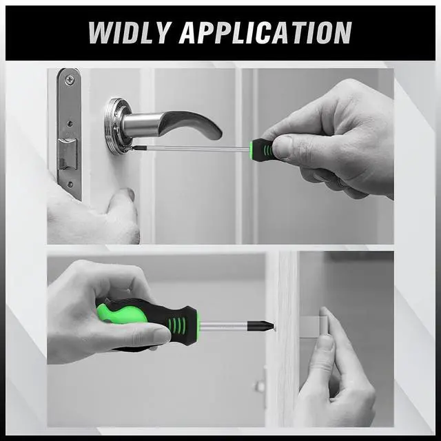 Alt view image 7 of 7 - 11PCS Screwdriver Set, Magnetic 5 Phillips and 5 Flat Head Tips for Fastening and Loosening Seized (11PCS)