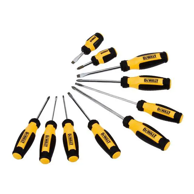 Alt view image 6 of 7 - Fixed Bar Screwdriver Set (10 pc.) (DWHT65201)